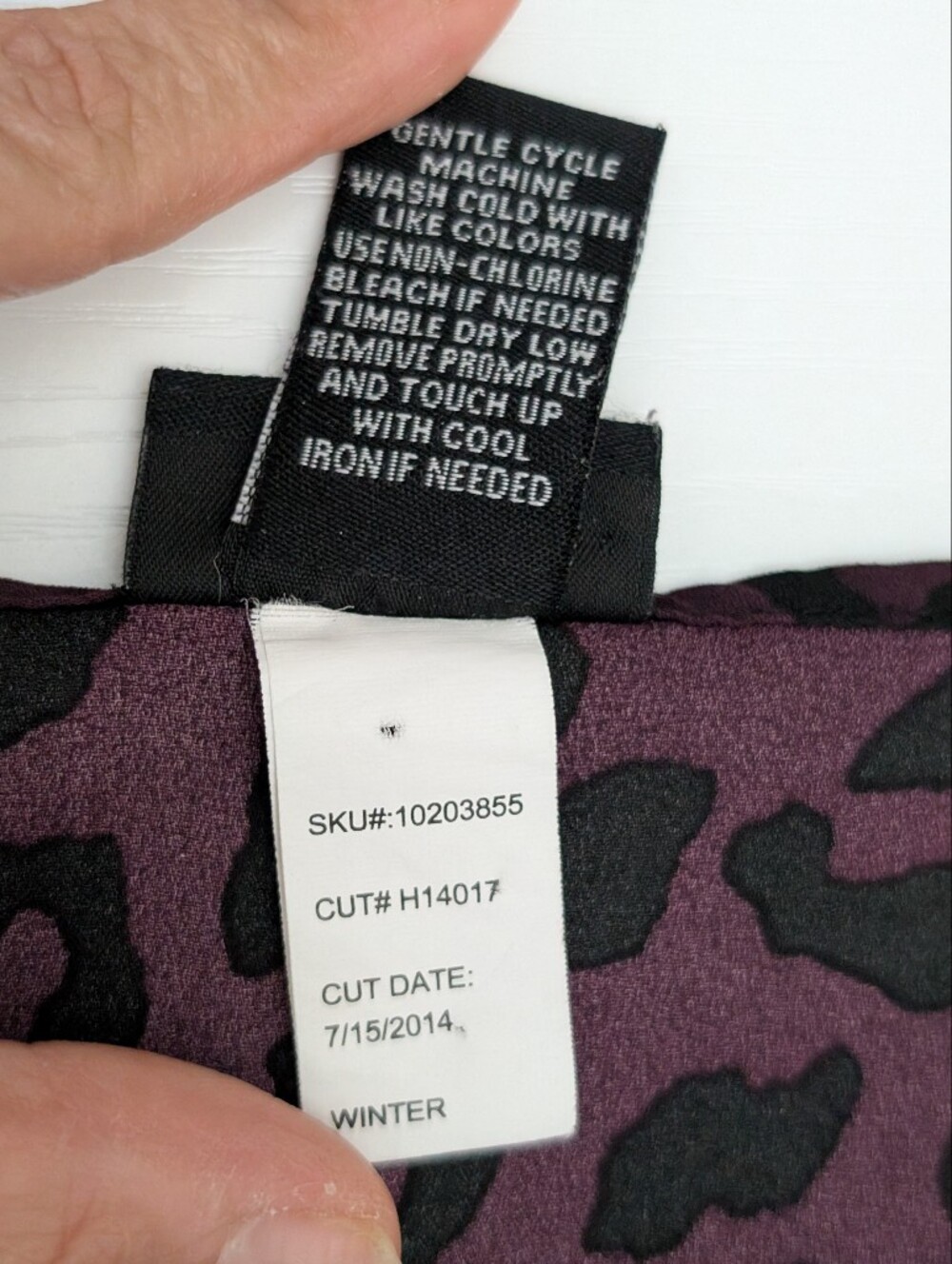 Torrid Purple Animal Print Tunic Blouse Size 3X Asymmetrical Hem Cheetah Flowy - Picture 8 of 8